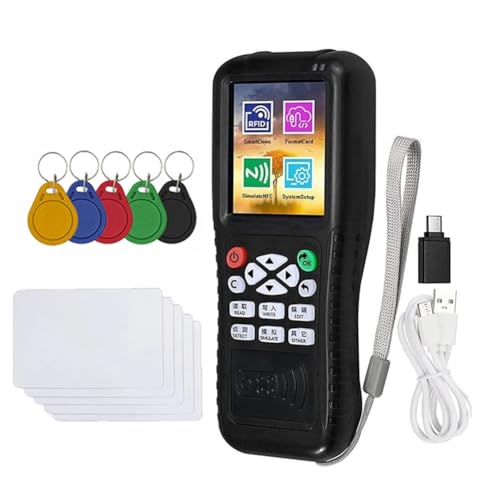 Luobannm X100 RFID NFC Smart Card Reader Writer + 5 X UID Karte/Schlüsselbund RFID Duplizierer ID IC Karte Programmierer Verschlüsselter Schlüssel Kopierer Luobannm X100 RFID NFC Smart Card Reader Writer + 5 X UID Karte/Schlüsselbund RFID Duplizierer ID IC Karte Programmierer Verschlüsselter Schlüssel Kopierer von Luobannm