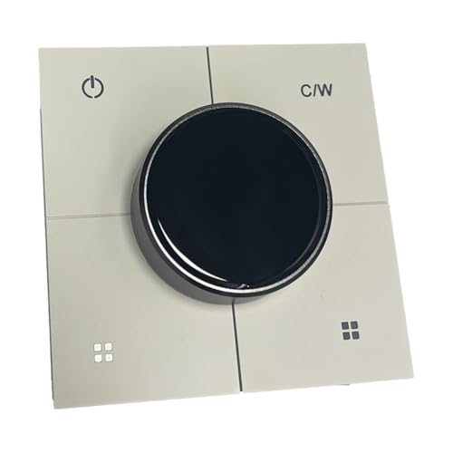 Luobannm X3-Dimming TuYa Intelligenter Schalter Smart Multifunktionspanel Hausautomation Silber von Luobannm