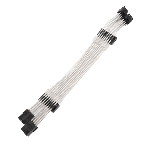 2 X 8-poliges ARGB-GPU-Kabel, 13,0 Zoll ARGB-GPU-Kabel, Verlängerungskabel, 33 cm, Unterstützt 5 V, 3-polige ARGB-Synchronisierung, 2 X 8-polig auf 2 X 8-polig, 4-seitig von Luocute