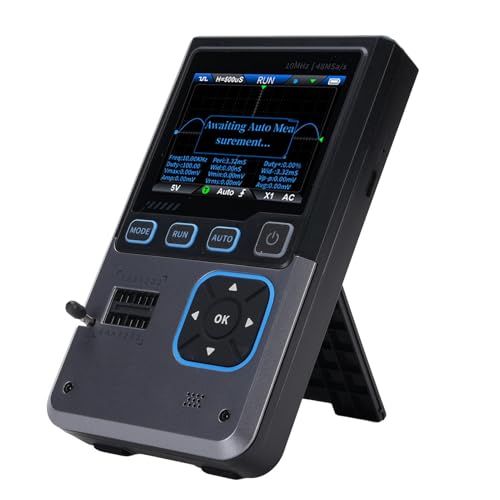 3 In 1 Handheldoszilloskop, Signalgenerator Transistor Tester/S 10 MHz Bandbreiten -MOSFET -Transistor -Kondensator -Tester mit 2,8 -Zoll -Farbbildschirm für die von Luocute