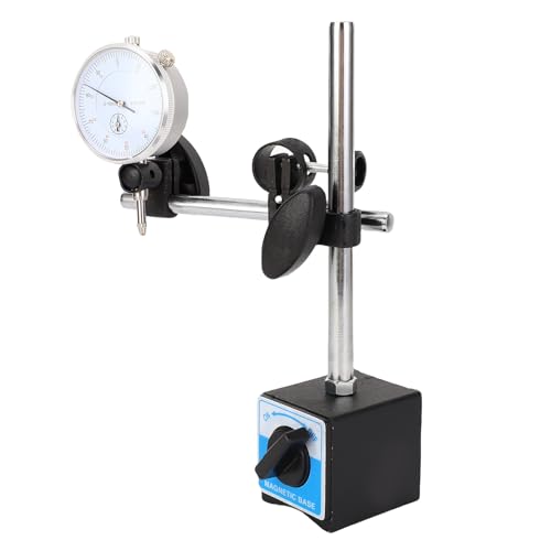 Luocute 0-10 Mm Zifferblattanzeige mit Magnetischer Basis, Langarm-Magnet-Zifferblattanzeige für die Professionelle Präzisionsinspektion mit Universeller Gelenkdrehungachse und Luocute 0-10 Mm Zifferblattanzeige mit Magnetischer Basis, Langarm-Magnet-Zifferblattanzeige für die Professionelle Präzisionsinspektion mit Universeller Gelenkdrehungachse und von Luocute