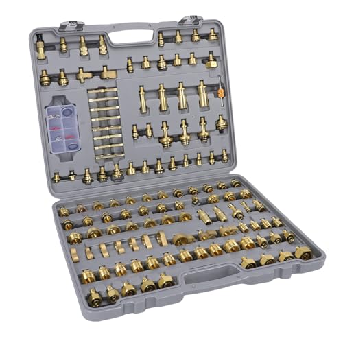 Luocute 122pcs Automotive Messing Wechselstrom -Leck -Testkit Multifunktion, Klimaanlagen -Leck -Testkit für CAR AUTO AC mit Leckerkennungsreparaturwerkzeugen, Geeignet für Luocute 122pcs Automotive Messing Wechselstrom -Leck -Testkit Multifunktion, Klimaanlagen -Leck -Testkit für CAR AUTO AC mit Leckerkennungsreparaturwerkzeugen, Geeignet für von Luocute