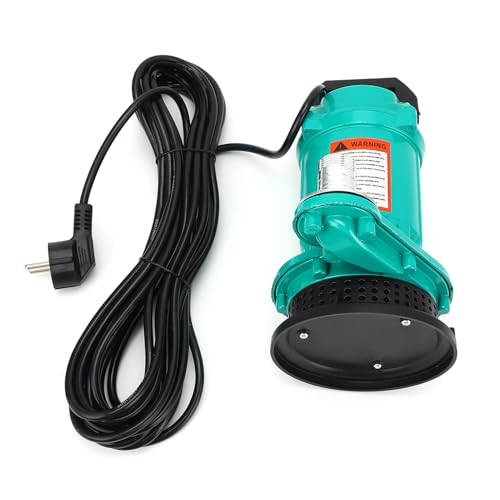 Luocute 1300W Wechselstrompumpe mit 20 M Hubströmung 25 -mm -Auslass, Aluminiumkonstruktion und 32,8 -Fuß -Netzkabel Ideal Zum Entleeren von Schwimmbädern Keller Gärten und Teiche von Luocute