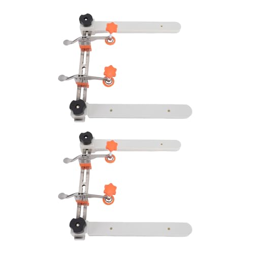 Luocute 2 Sets Schubladen -Schieber JIG mit Toggle -Klemmmagnetarm, Schrankschubladen -JIG -Werkzeug mit Lasern Gravierte Dual -Skala Zur Montagerutsche Schnelle Genaue Installation für von Luocute