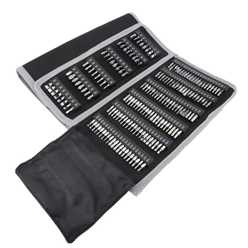Luocute 201 Schraubendreherbits, Magnetic Precision Tool Kit mit CR V -Stahl, Tragbares Reparaturwerkzeug für Laptop -Telefonkameraelektronik, für DIY -Projekte mit 16 Arten von 126 Bits von Luocute