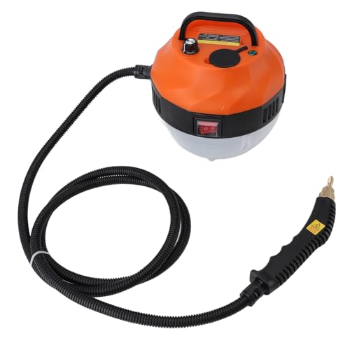 Luocute 2500W Handdampf Reiniger Hochtemperatur-Druck Tragbare Dampf Reinigungs Maschine mit 3 Bürsten Köpfen für Küche Bad, Wohnzimmer, Auto (EU -Stecker 220 V) von Luocute