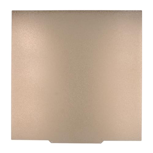 Luocute 3D -Drucker -Build -Platte, Magnet -Build -Platte, 470 X 470 Mm Doppelseitig PEI -beschichtetes Flexibler Federstahl Hochtemperatur Flexibler Federmagnetbasis für CR10 Maximum von Luocute