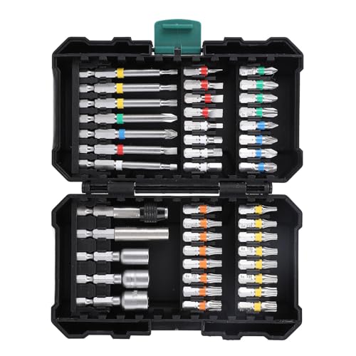 Luocute 44pcs Premium Magnetic Impact Nuss -Treiber Set, Universal Legierstahlstahlstahl -Hochtorsion Impakt -Magnetschraubendreher Bit Set mit Lagerbox, Impact Proof Materials Luocute 44pcs Premium Magnetic Impact Nuss -Treiber Set, Universal Legierstahlstahlstahl -Hochtorsion Impakt -Magnetschraubendreher Bit Set mit Lagerbox, Impact Proof Materials von Luocute