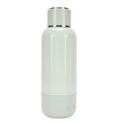 Luocute 500 Ml Reisequalitätenkessel, Schnurlos Wiederaufladbar Kleiner Wasserkesselheizung mit 5 Temperaturregelung, Schneller Erhitzen, Langer Akkulaufzeit, Edelstahl -Design (GREEN) von Luocute