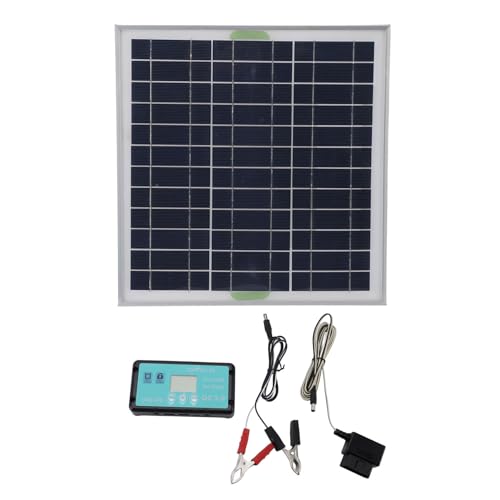 Luocute 50W Solar Panel Kit, MPPT-Controller OBD-Auto-Ladegerät mit Wasserfestem Controller für das Auto-RV-Marine-Boot Außerhalb der Gitteranwendungen von Luocute