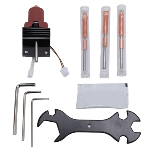 Luocute 60W Leistungsstarkes Keramik -Hotend -Kit, Hochgeschwindigkeit 600 Mm/s, K1, K1 Maximum, K1c mit 0,4 Mm 0,6 Mm 0,8 Mm Schnelltauschdüsen von Luocute