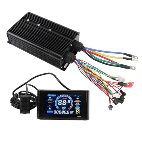 Luocute 80A 60V 72V 2000W 3000W 5000W Bürstenloser Motor Controller -Kit, Bürstenloser Motorregler und LCD -Display mit S966 LCD -Display 20 -fache Geschwindigkeitsanpassung Drossel Luocute 80A 60V 72V 2000W 3000W 5000W Bürstenloser Motor Controller -Kit, Bürstenloser Motorregler und LCD -Display mit S966 LCD -Display 20 -fache Geschwindigkeitsanpassung Drossel von Luocute