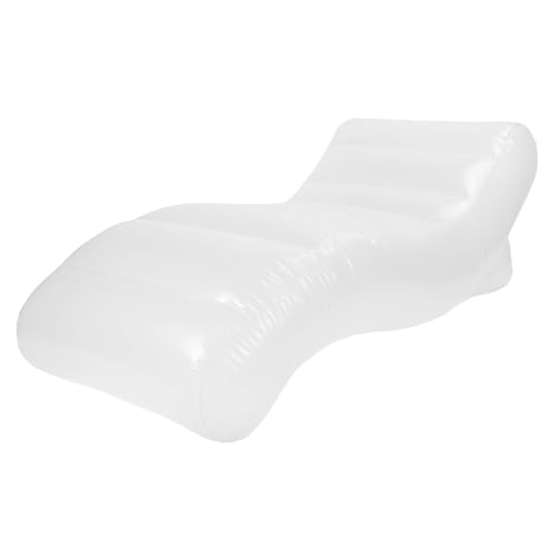 Luocute Aufblasbare Liege, Verdickte PVC Tragbare, Gemütliche Mischung, Geeignet für Strand, Campingreisen, Innen- und Außengebrauch von Luocute