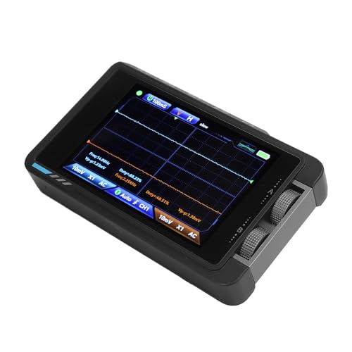 Luocute Digital Oscilloscop Handheld 2 in 1 50 MHz Bandbreite 250msa 2pcs P6100 Hochdrucksonden Doppelkanal Genauer Signalgenerator von Luocute