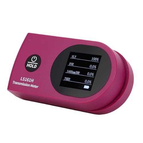 Luocute Digital Tint Messgerät, Fenster -Tint -Leser, Farbbildschirmanzeige Multifunktional Tragbarer Solarfilmmessgerät Zur Messung der VL UV IR -Lichtübertragung und von Luocute