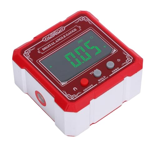 Luocute Digitalwinkel Finder Magnetisch mit Hintergrundbeleuchtung Level 4 Seite Starker Magnetwinkel -Finder Holzbearbeitungswerkzeug für Konstruktionstischsäge von Luocute