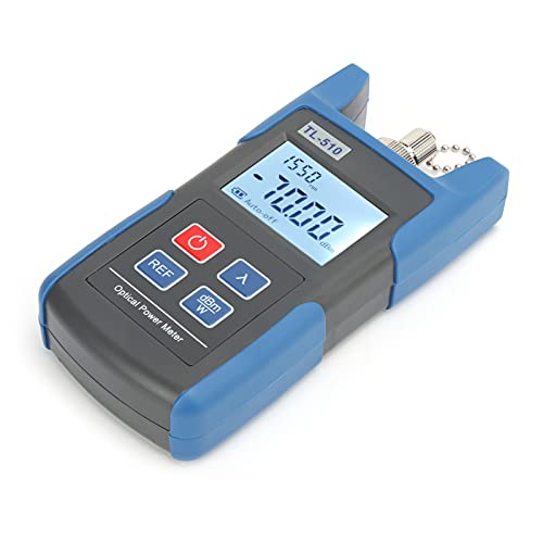 Luocute Glasfasermesser, ‑70 ~+10 DBm Glasfaser -Kabel -Tester -Prüfer -Test -Tool für CATV Telecommunications Engineering Wartung, TL510 Optical Power Messdector von Luocute