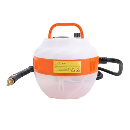 Luocute Handheld-Dampf Reiniger, 6 Stufen Einstellbar 50-400 Ml/min Mehrzweck Tragbare Hoch Temperatur Unter Druck für Heim Möbel Kleidung Wand (EU -Stecker 220 V) von Luocute
