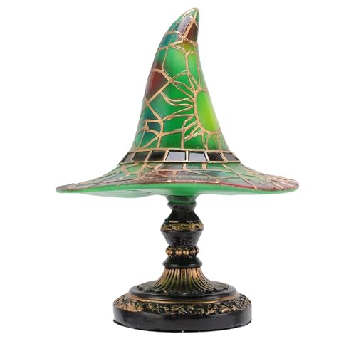 Luocute Hexenhuttischlampe, Einzigartige Lampen Mehrfachfarben- und Blinkmodi USB Powered Vintage Tischlampen für die Festivalparty (GREEN) von Luocute