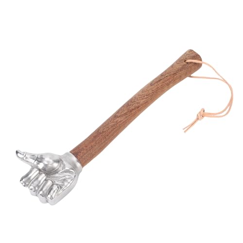 Luocute Hölzerner Griff Hammer, Edelstahlkopfhammer Geschmiedet Anti-Rutsch-Griff für den Haushaltsgebrauch für Bauarbeiten (Daumenkopf) von Luocute