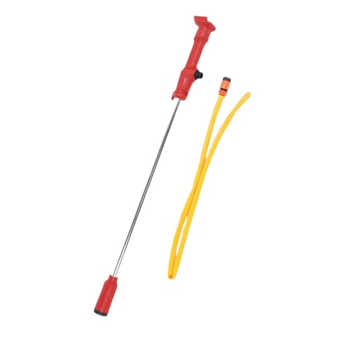 Luocute Kabelstäbe Wassertransferpumpe, Handheld Utility Sumpfpumpe Kit mit 554 GPH 16,4 Fuß Kopftemperaturregelung 9 Mm Durchmesser 1,5 M Schlauch Tragbar für den Pool Garden Teich von Luocute