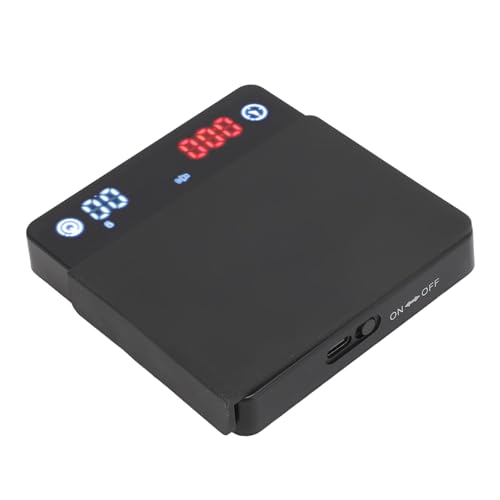 Luocute Kaffeekala Mini Wiederaufladbare Kaffeekala Tragbarer Digital mit Timer 0.1g Genaue Skala Abnehmbares Silikonpolster für Handgebraute Kaffee -Espresso -Küche Verwendung Luocute Kaffeekala Mini Wiederaufladbare Kaffeekala Tragbarer Digital mit Timer 0.1g Genaue Skala Abnehmbares Silikonpolster für Handgebraute Kaffee -Espresso -Küche Verwendung von Luocute