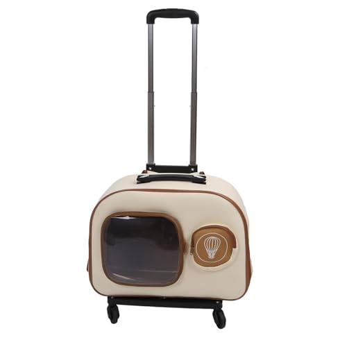 Luocute Katzen- und Hundetransporter mit Rädern, 360° Rollender Haustiertransporter, Trolley, Tragbarer Hunde-Reisetaschentransporter mit Rollen für 12,5 Kg Schwere Haustiere, Reisen, Luocute Katzen- und Hundetransporter mit Rädern, 360° Rollender Haustiertransporter, Trolley, Tragbarer Hunde-Reisetaschentransporter mit Rollen für 12,5 Kg Schwere Haustiere, Reisen, von Luocute