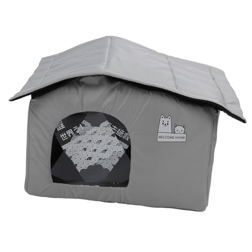 Luocute Katzenkühlhaus mit Aluminiumfolie und Eisbeutel, Bissbeständiges Oxford -Tuch, EPE -Kühlung Baumwollkatze Kühlhaus für Große, Mittel, Kleine Katzen, Kleine Hunde (M) von Luocute
