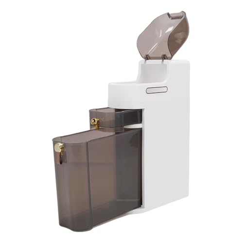 Luocute PP PC Schmaler Schlanker Schrank, 4-Radlagerstange mit Schubladen, Transparente Körbe, Beweglicher Bodenorganisator für Badezimmer Küche (3 Schichten) von Luocute