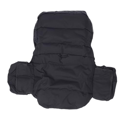 Luocute Reitrennmäher -Sitzabdeckung, Schwere 600d Oxford -Abdichtungs -Traktor -Sitzabdeckung, Regenfeste Verstellbare Traktor -Sitzplatte für den Außenbereich (BLACK) von Luocute