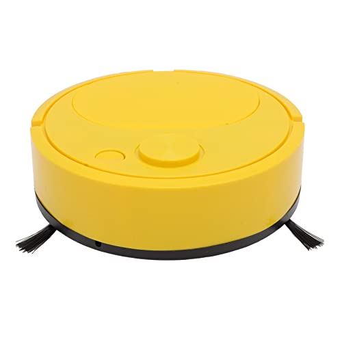 Luocute Roboter -Staubsauger, Multifunktionaler USB -Lade -Mini -Smart -Roboter für Hölzerne Bodenblüter Teppich (YELLOW) von Luocute