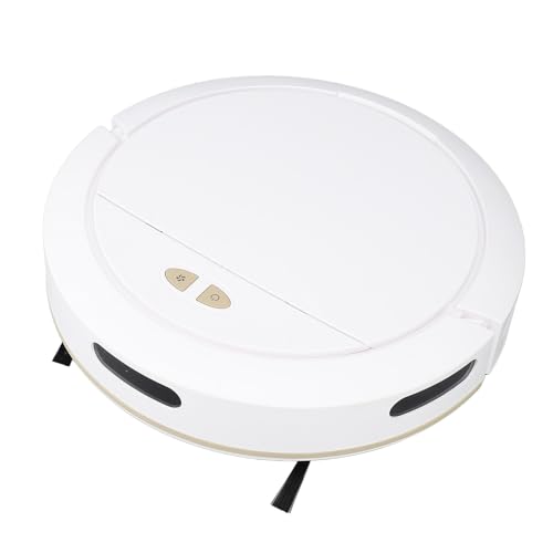 Luocute Roboter -Vakuum und MOP -Kombination, 7,4 V Auto Vakuum -Roboter mit App -Kontrolle, 100 Ml Wassertank für Hartböden, Holz, Fliesen (White) von Luocute