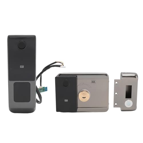Luocute Smart Latches Double Gate Lock, Electronic Gate Riegel für Außenzaun, Wasserdichtende Keyless Electric Fingerabdruck Passwort Kartentaste Entsperren Sicherheitsschlosssatz Luocute Smart Latches Double Gate Lock, Electronic Gate Riegel für Außenzaun, Wasserdichtende Keyless Electric Fingerabdruck Passwort Kartentaste Entsperren Sicherheitsschlosssatz von Luocute