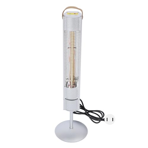 Luocute Terrasseheizung, Hochleistungs -IP65 -Abdichtungsspitze über Schutz Graphen Fernbedienung Vertikaler Außenheizung für Innen- und Außenbereiche (EU -Stecker 220 V) von Luocute
