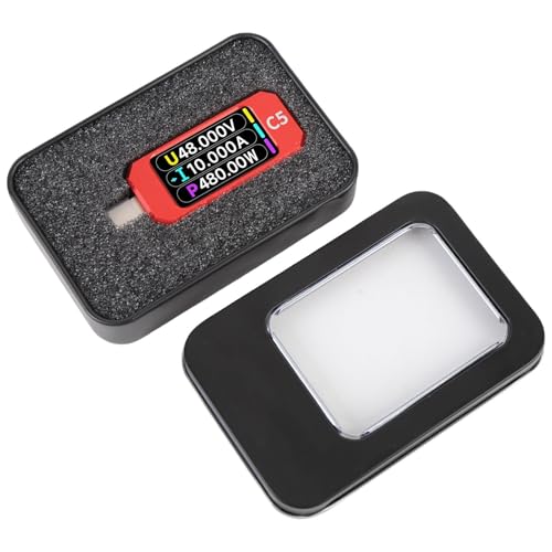Luocute USB -Stromleistungstester Multimeter, 1,47 Zoll Farb LCD -Messung für Schnelle Ladungserkennungskapazität, 320x172 Auflösungsspannungsstromstromstromentester von Luocute