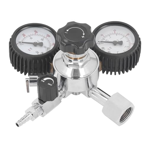 Luocute W21.8 Bierfass -Regler Aluminium -ABS mit Röhrchen -CO2 -Regler Zum Kohlensäurehandeln Bier Soda Wasser Luocute W21.8 Bierfass -Regler Aluminium -ABS mit Röhrchen -CO2 -Regler Zum Kohlensäurehandeln Bier Soda Wasser von Luocute