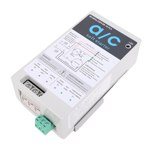Luocute Wechselstromweichstartermodul, 8-16A Compact Home Klimaanlage Soft Start Kit Reverse Motor Guard, Geeignet für HLK-Generatoren Utility-Strom Geeignet von Luocute