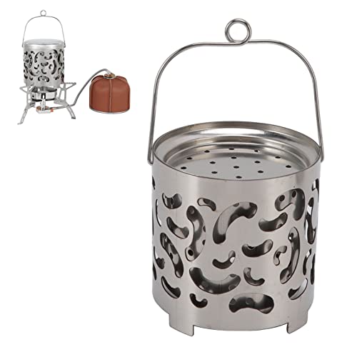 Tragbare Heizung für Camping, Campingkocher Edelstahl Mini Heizung für Outdoor Winter Herbst Tragbare Heizung für Camping, Campingkocher Edelstahl Mini Heizung für Outdoor Winter Herbst von Luocute