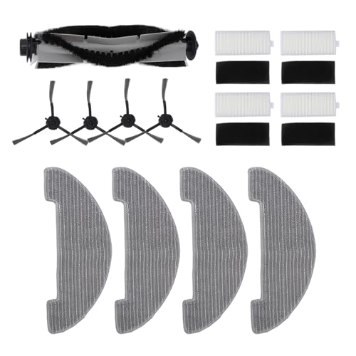 Vatidy Nimble T7 T8 Roboter-Staubsauger-Ersatzteile, Hauptbürste, Seitenbürste, Filter-Mopp-Tuch-Set von Luocute