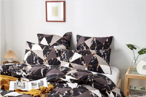 Luofanfei 2er Set Kissenbezug 40x80 cm Schwarz Grau Anthrazit Weiß Gold Dreiecke Geometrisches Muster Microfaser Dekokissenbezug Kopfkissenbezug 40 x 80 2 Stück Kissenbezüge mit Umschlag Luofanfei 2er Set Kissenbezug 40x80 cm Schwarz Grau Anthrazit Weiß Gold Dreiecke Geometrisches Muster Microfaser Dekokissenbezug Kopfkissenbezug 40 x 80 2 Stück Kissenbezüge mit Umschlag von Luofanfei