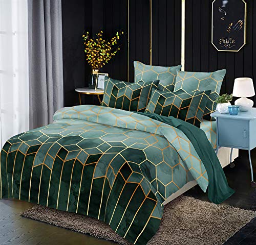 Luofanfei Bettwäsche 155x 220 Gestreift 3 teilig Dunkelgrün Bettbezug Set Zweiteilig Mit Reißverschluss Streifen Geometrisch Muster Microfaser Modern Bettdeckenbezug Jugendliche Jungen Luofanfei Bettwäsche 155x 220 Gestreift 3 teilig Dunkelgrün Bettbezug Set Zweiteilig Mit Reißverschluss Streifen Geometrisch Muster Microfaser Modern Bettdeckenbezug Jugendliche Jungen von Luofanfei