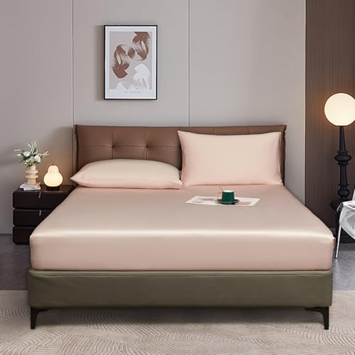 Luofanfei Spannbettlaken 160x200 Rosa Hellrosa Boxspringbett Frottee Glänzend Sommer Kühlend Bambus Microfaser Bettlaken Uni Spannbetttücher für Hohe Matratze bis 25-30 cm Luofanfei Spannbettlaken 160x200 Rosa Hellrosa Boxspringbett Frottee Glänzend Sommer Kühlend Bambus Microfaser Bettlaken Uni Spannbetttücher für Hohe Matratze bis 25-30 cm von Luofanfei