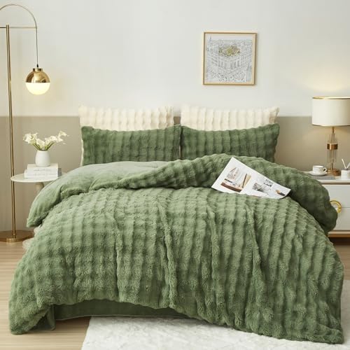 Luofanfei Winter Plüsch Bettwäsche 135 x 200 Grün Sailbeigrün Flauschig Kuschelig Fleece Warme Winterbettwäsche Bettwäsche Set Nicki Microfaser Warm Bettbezug und Kissenbezug 80x80 mit Reißverschluss Luofanfei Winter Plüsch Bettwäsche 135 x 200 Grün Sailbeigrün Flauschig Kuschelig Fleece Warme Winterbettwäsche Bettwäsche Set Nicki Microfaser Warm Bettbezug und Kissenbezug 80x80 mit Reißverschluss von Luofanfei