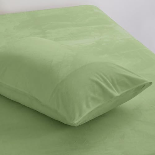 Luofanfei Warme Winter Kissenbezug 40x80 2er Grün Hellgrün Samt Plüsch Flanell Fleece Flauschig Microfaser Kissenbezüge Set Uni Kissenhülle im Umschlagstil 2 Stück Luofanfei Warme Winter Kissenbezug 40x80 2er Grün Hellgrün Samt Plüsch Flanell Fleece Flauschig Microfaser Kissenbezüge Set Uni Kissenhülle im Umschlagstil 2 Stück von Luofanfei