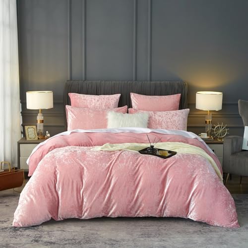 Luofanfei Winter Kuschelige Bettwäsche 200x220 Rosa Altrosa Samt Thermo Warme Flauschige Microfleece Flausch Winterbettwäsche Teddy Fleece Glänzend Plüsch Wende Bettwäsche Set und Kissenbezüge 80x80 Luofanfei Winter Kuschelige Bettwäsche 200x220 Rosa Altrosa Samt Thermo Warme Flauschige Microfleece Flausch Winterbettwäsche Teddy Fleece Glänzend Plüsch Wende Bettwäsche Set und Kissenbezüge 80x80 von Luofanfei