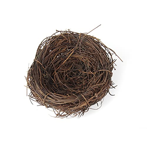 Luojuny Easter Birdnest Umwelt freundliche breite Anwendung Tragbares DIY Handwerk Vogelnest Dekor für Patio 10cm von Luojuny