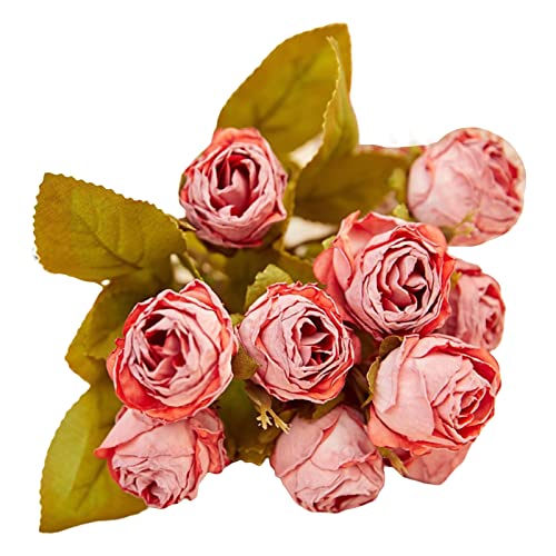 Luojuny Gefälschte Blume realistische dekorative Multi-Tisch-Tisch-Herzstück künstliche Rosenkompatibel mit Hochzeit Rosenrot Luojuny Gefälschte Blume realistische dekorative Multi-Tisch-Tisch-Herzstück künstliche Rosenkompatibel mit Hochzeit Rosenrot von Luojuny