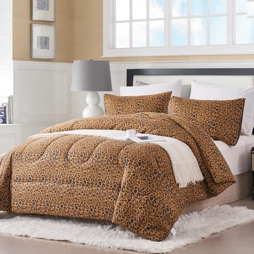 Luowei Leopard Bettwäsche 200x200cm Braun Set Gelb Gold Muster Bettwäsche Doppelbett 3Teilig Luxus Microfaser Leopardenmuster Bettwaesche 200x200 mit Reißverschluss und Kissenbezug 80x80 Luowei Leopard Bettwäsche 200x200cm Braun Set Gelb Gold Muster Bettwäsche Doppelbett 3Teilig Luxus Microfaser Leopardenmuster Bettwaesche 200x200 mit Reißverschluss und Kissenbezug 80x80 von Luowei
