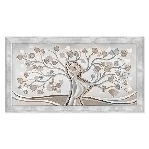 Lupia - Quadro moderno con cornice Boston Grigia, Stampa ad alta definizione su legno ALBERO ABBRACCIO MIX 60x110 cm, per soggiorno, camera da letto, ufficio, amore e famiglia, Facile da appendere Lupia - Quadro moderno con cornice Boston Grigia, Stampa ad alta definizione su legno ALBERO ABBRACCIO MIX 60x110 cm, per soggiorno, camera da letto, ufficio, amore e famiglia, Facile da appendere von Lupia