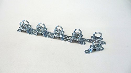 10 x Drehverschluss verzinkt für Ovalöse 42x22 mm für LKW Plane Drehwirbel von Lupsty
